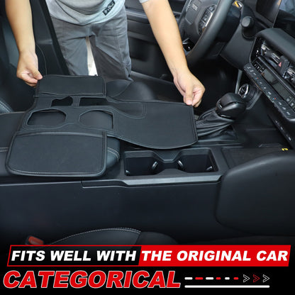 Suede Cloth Center Console Gear Shift Trim Cover For Toyota LC250 Prado 2024+ US 9