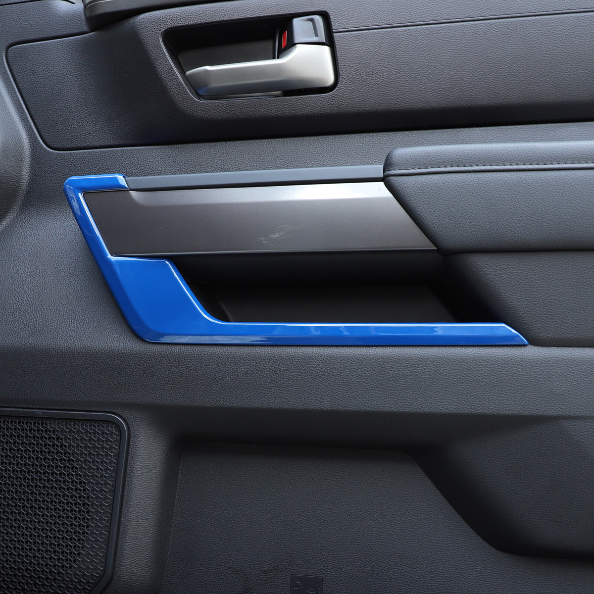 Blue ABS Interior Door Panel Strip Trim Cover For Toyota Tundra/Sequoia 2022-26 8