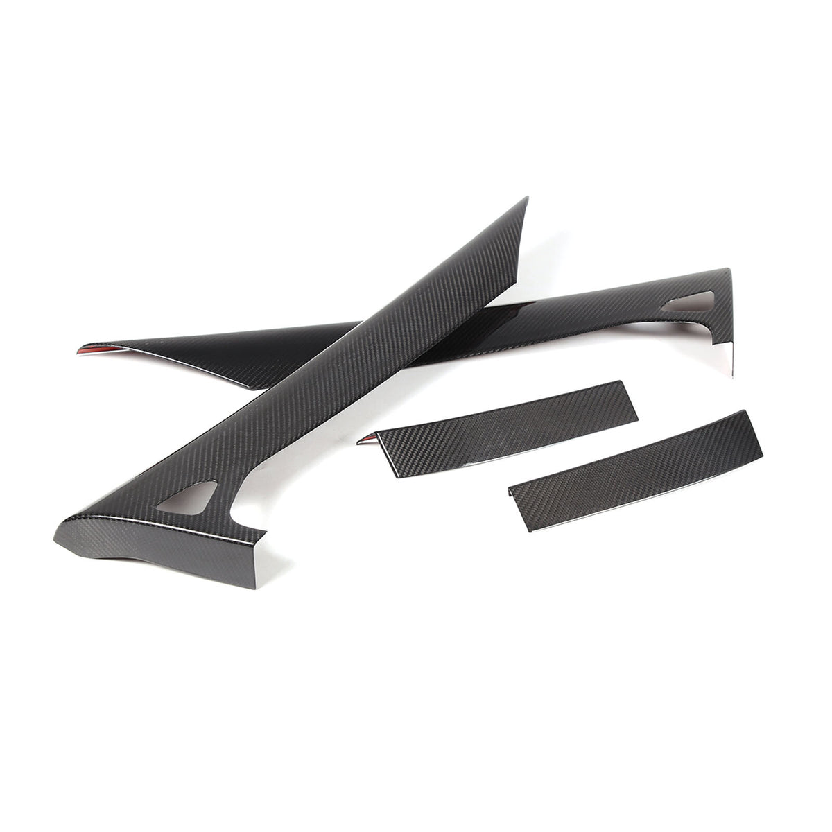 Real Carbon Fiber Inner Interior Door Panel Cover Trim For Corvette C8 2020-26 4