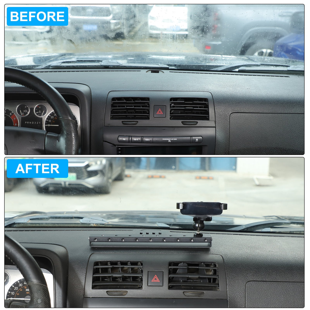Center Console Multi-Function Phone Mount Bracket For Hummer H3 2005-2009 14