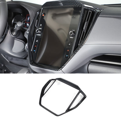 Carbon Fiber ABS Interior Accessories Kit Cover Trim For Subaru Crosstrek 2024 5