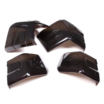 Smoked Black Tail Light Lamp Cover Trim For Toyota Land Cruiser Prado 18-22 22