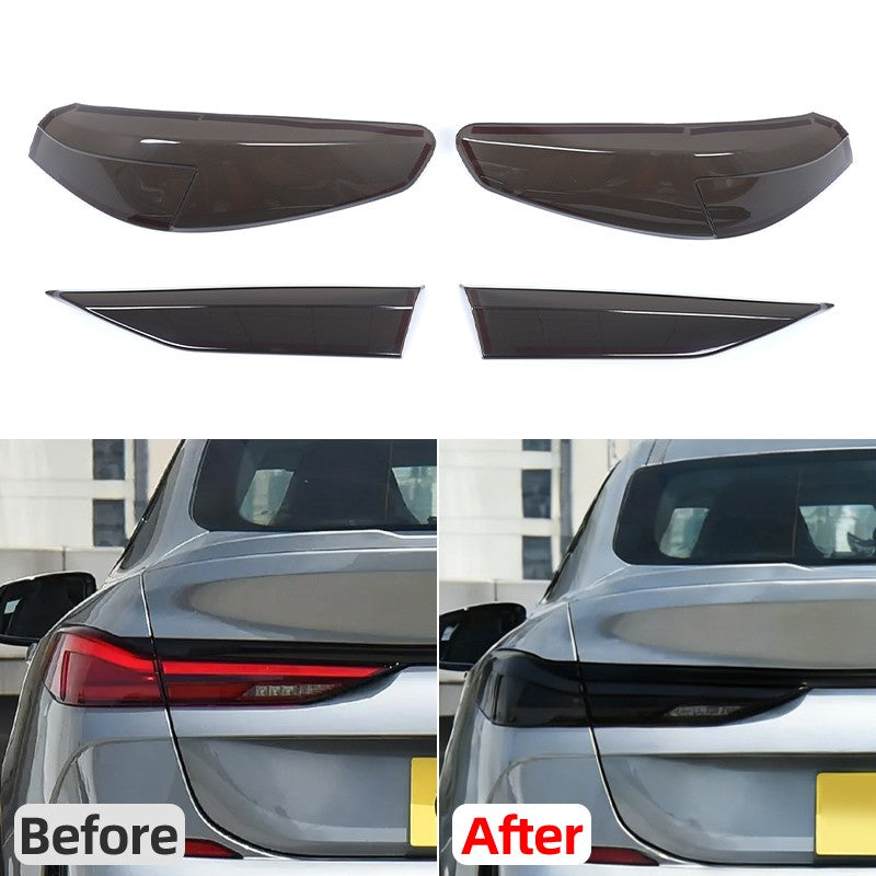 Smoked Blackout Tail Light Cover Overlay For BMW 2 Series Gran Coupe F44 20-24 2