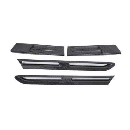 Real Carbon Fiber Side Fender Wing Decal Trim For Nissan GT-R R35 2008-2016 14