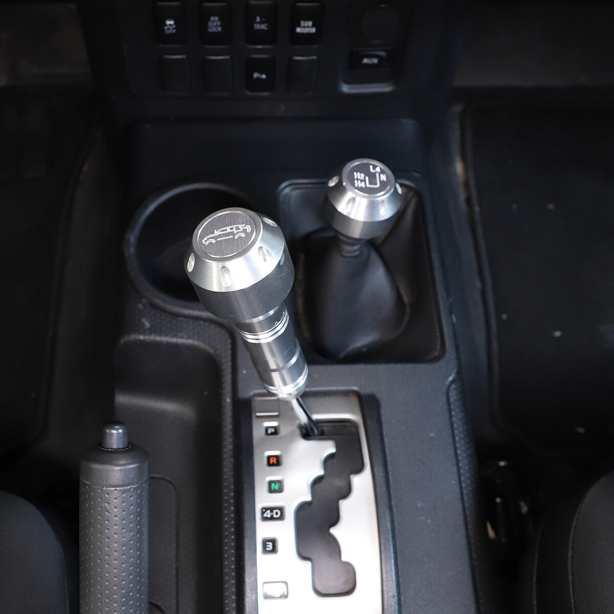 Replacement Silver Aluminum Alloy Gear Shift Knob For Toyota FJ Cruiser 07-21 US 1