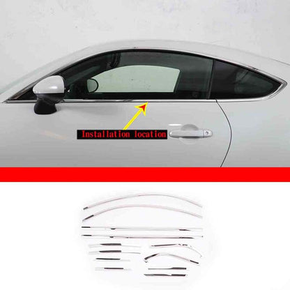 Silver Steel Window Decorate Strip Trim For Subaru BRZ 2022 10