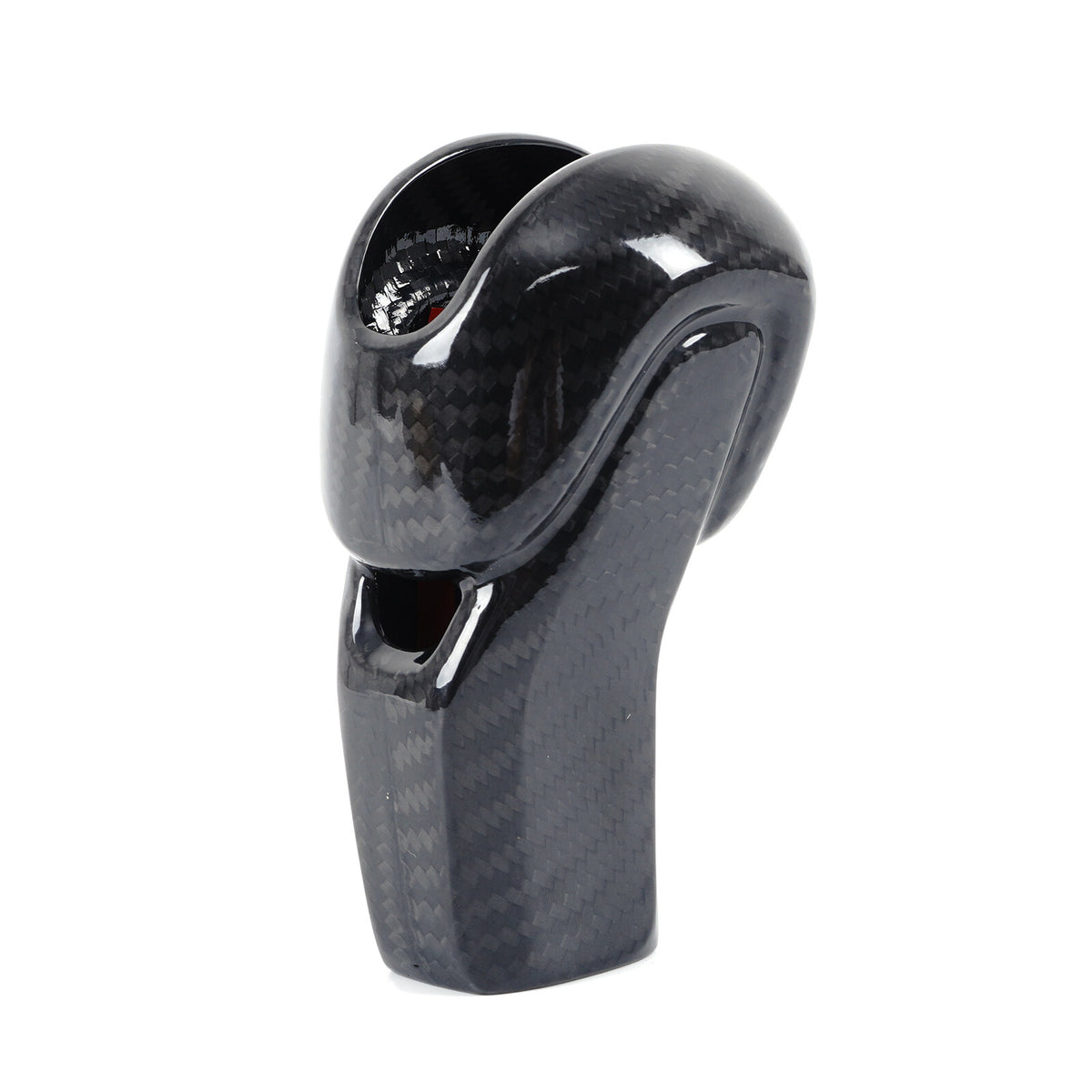 Real Carbon Fiber Center Gear Shift Head Cover Trim For Porsche Macan 2022 10