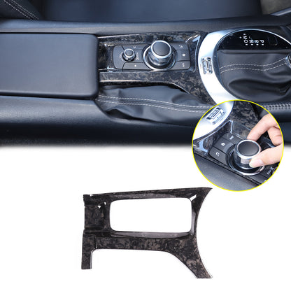 Forged Real Carbon Fiber Multimedia Panel Trim Cover For Mazda MX-5 2016+ 1