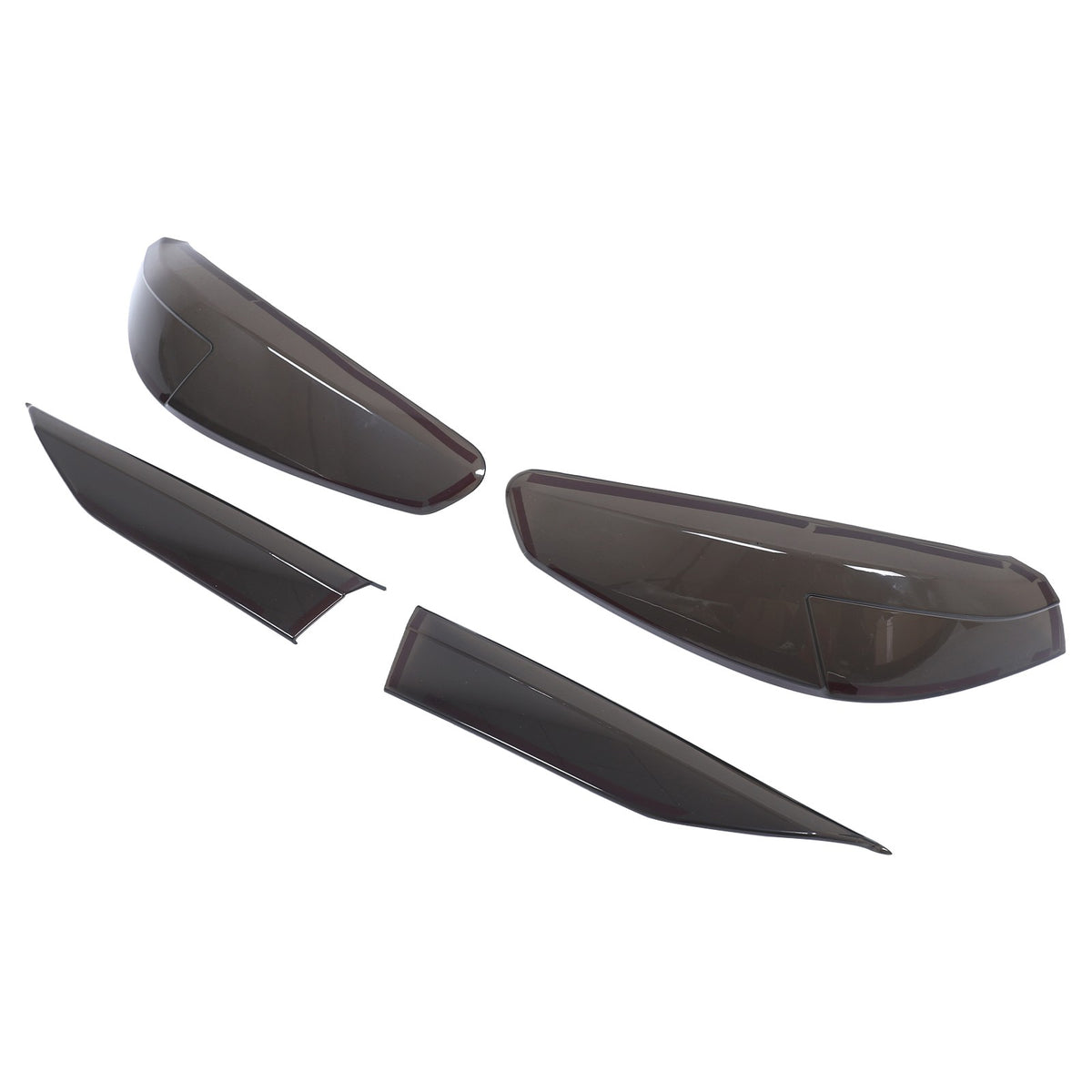 Smoked Black Rear Tail Light Cover Trim For BMW 2 Series F44 Gran Coupe 2020-25 10