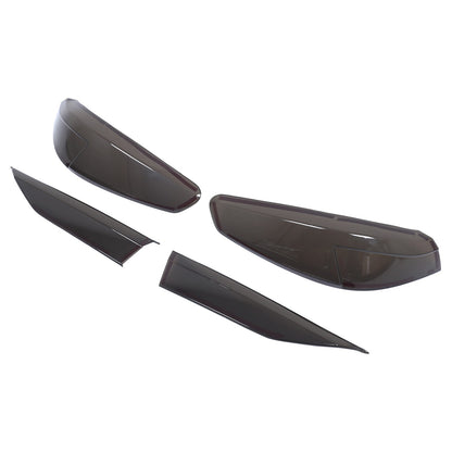 Smoked Black Rear Tail Light Cover Trim For BMW 2 Series F44 Gran Coupe 2020-25 10