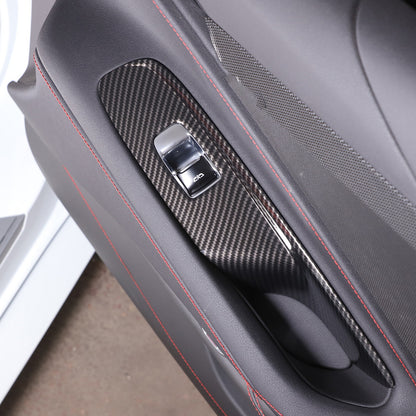 Carbon Fiber ABS Interior Full Decor Cover Trim Kit For Corvette C8 2020-2025 - Styles 1-5 11