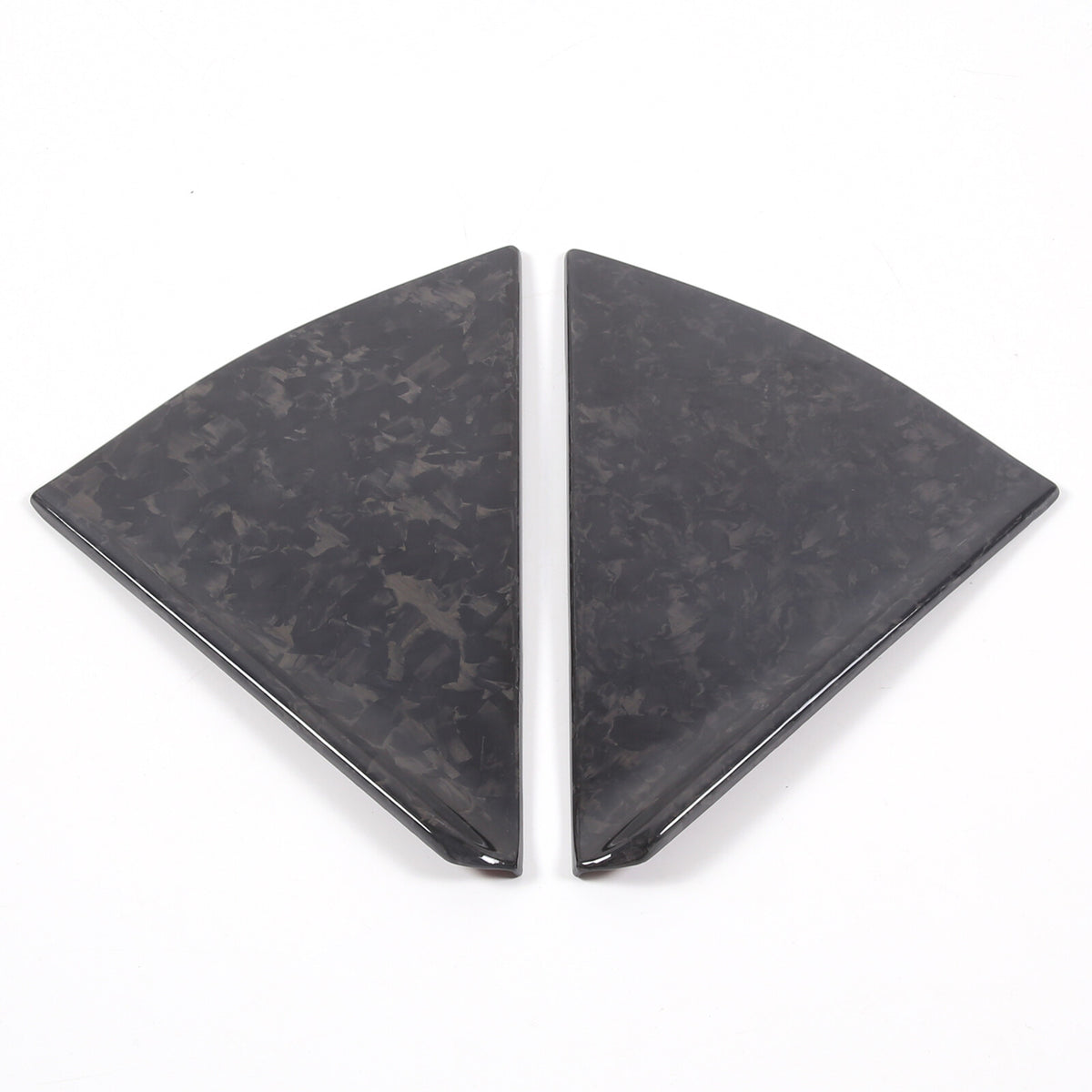 Forged Carbon fiber Rear Triangle Glass Cover For Corvette C8 Convertible 20-26 6