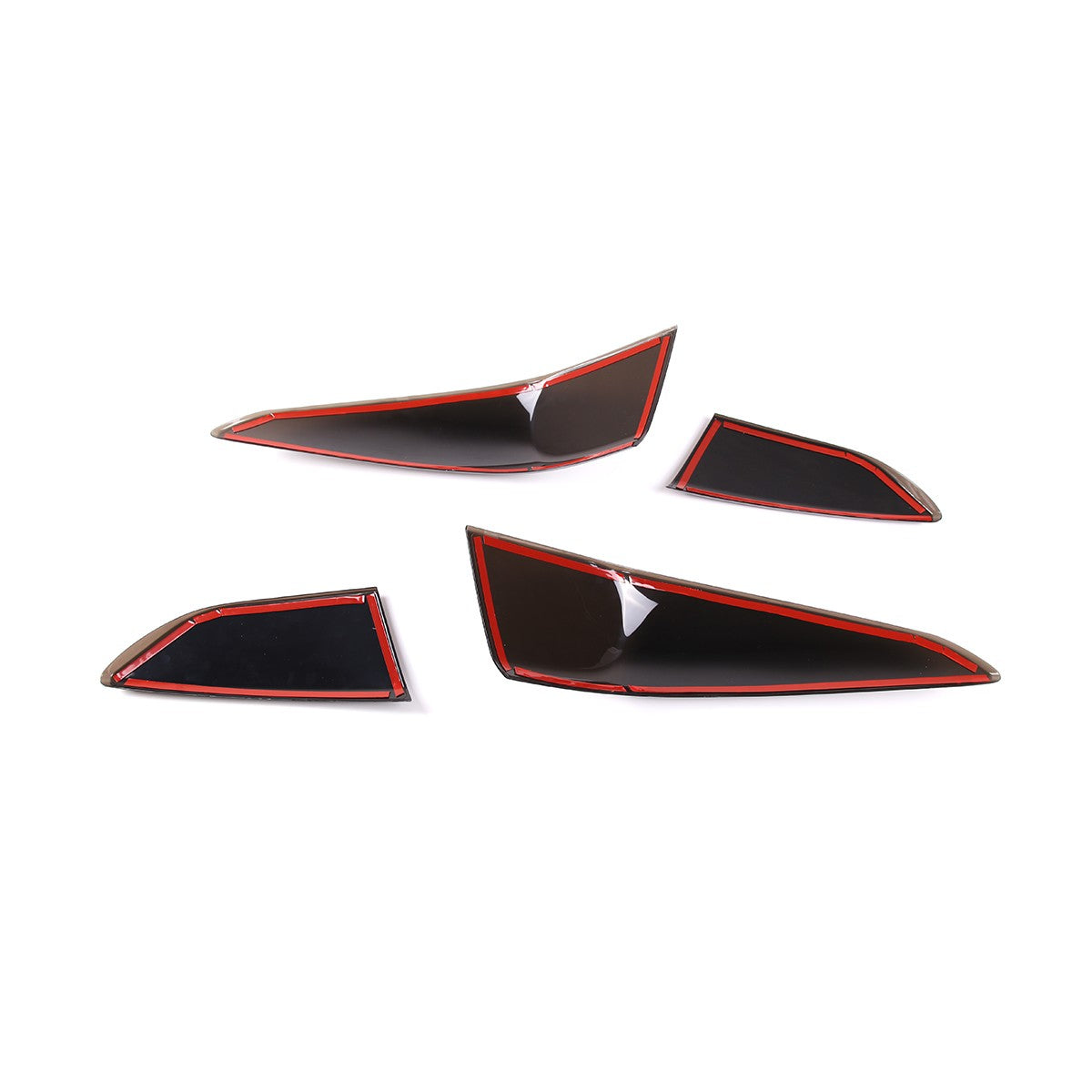 Smoked Black Tail Light Lamp Cover Guard Trim For Mazda 3 2020-21 7