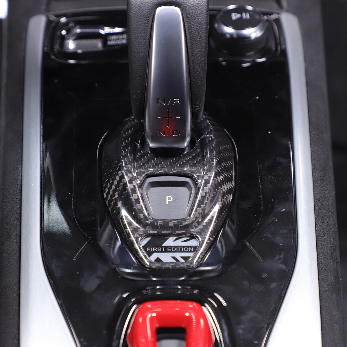 Real Carbon Fiber Console Gear Base Cover Trim For Lotus Emira V6 I4 2021-25 US 9