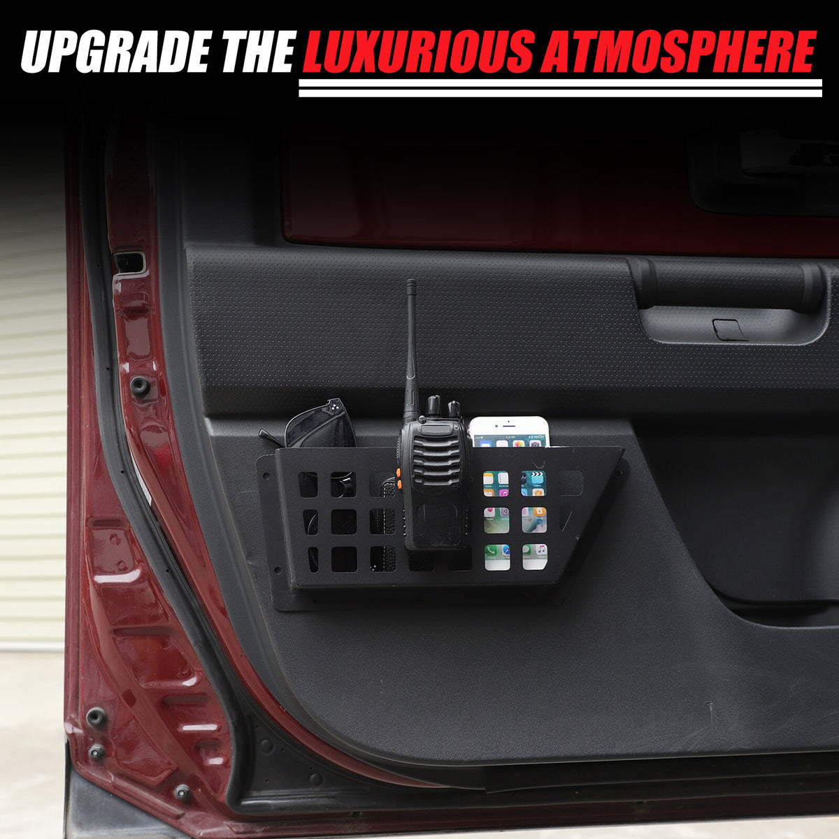 Car Rear Door Pocket Storage Box Organizer For Toyota FJ Cruiser 2007-2021 19