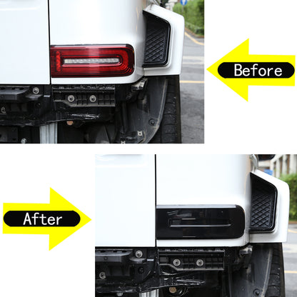 For G-Class W464 G500 G63 2019-2023 Rear Tail Light Lens Cover Trim Smoke black 16