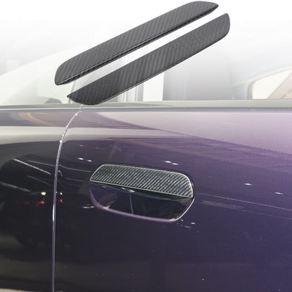 Real Carbon Fiber Exterior Door Handle Trim For BMW 2 Series Coupe G42 2022+ 1
