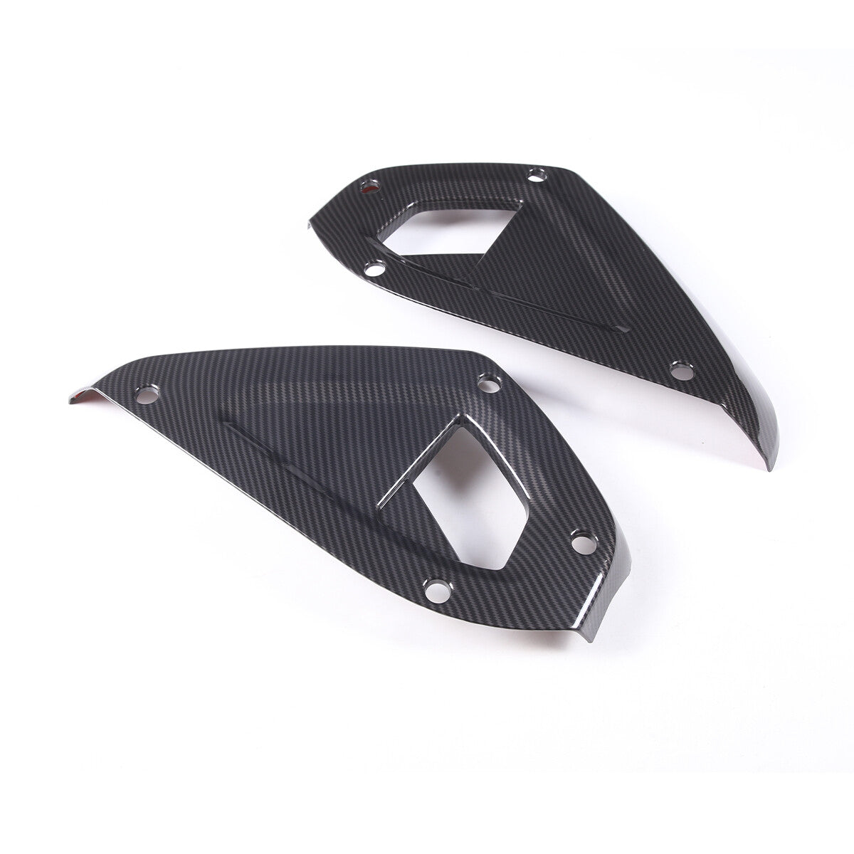 Carbon Style Dashboard Sides Panel Cover Trim For Land Rover Defender 20-23 10
