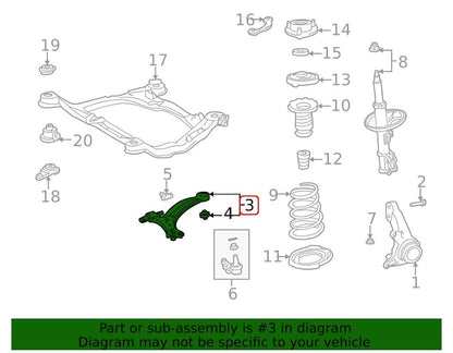 Toyota OEM ARM, SUSPENSION Left & Right Set 48068-33031 48069-33031 Genuine 3