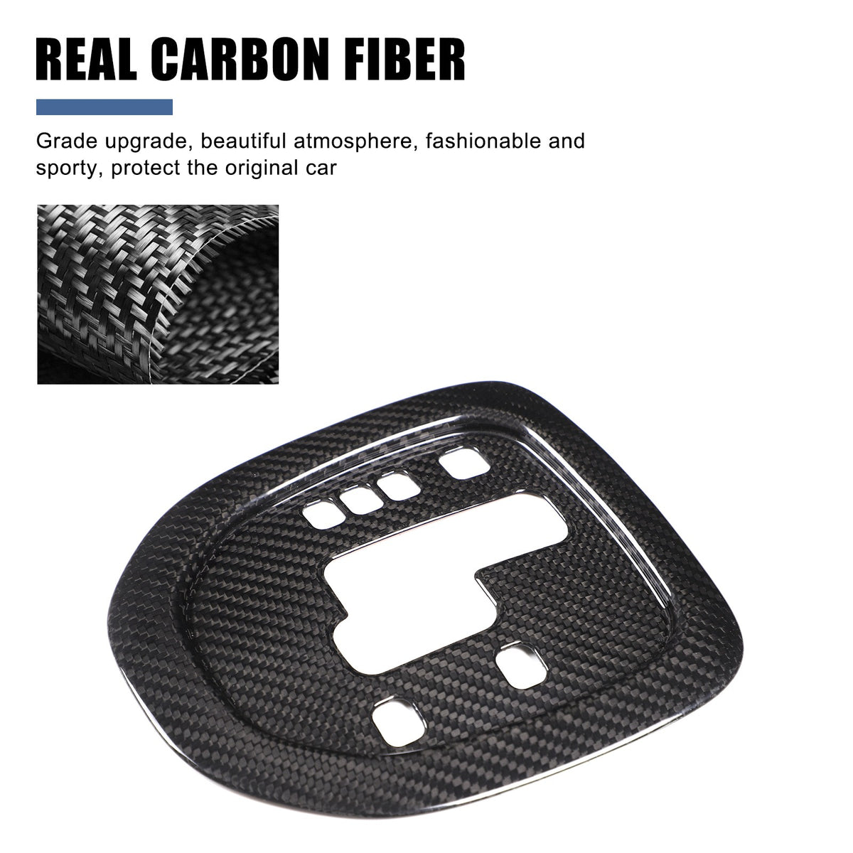 Real Carbon Fiber Gear Shift Panel Trim For Pontiac G8 AT 2008-2009 8