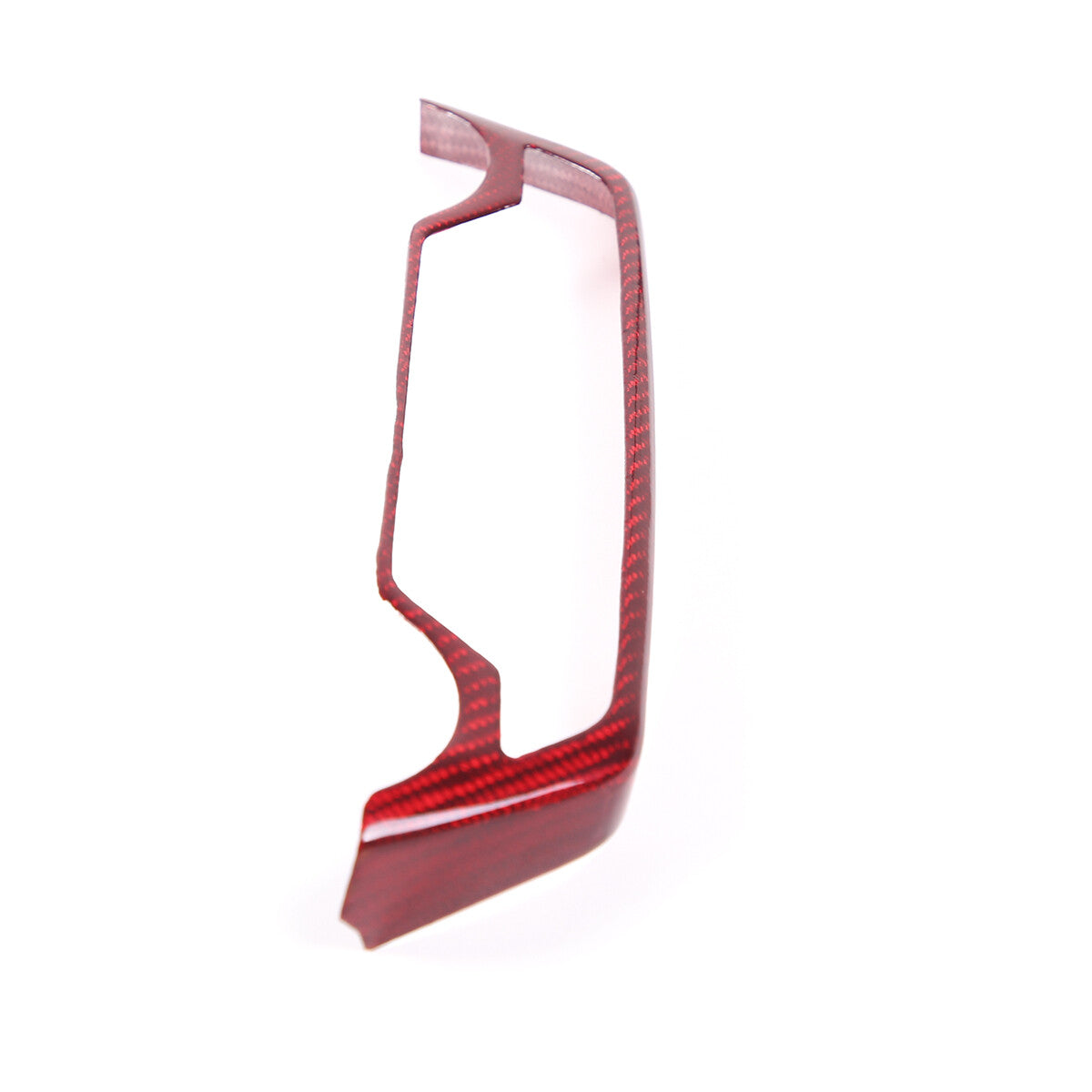 For Corvette C7 2014-19 Volume Mode Button Decoration Frame Red Dry Carbon Fiber 5