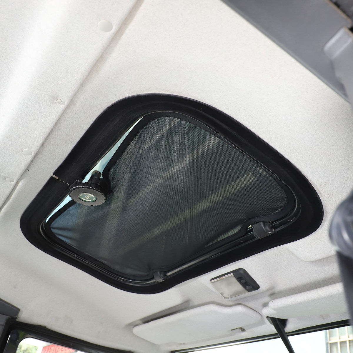 Black Memory Steel Sunroof Sunshade Cover For Land Rover Defender 2004-2018 2