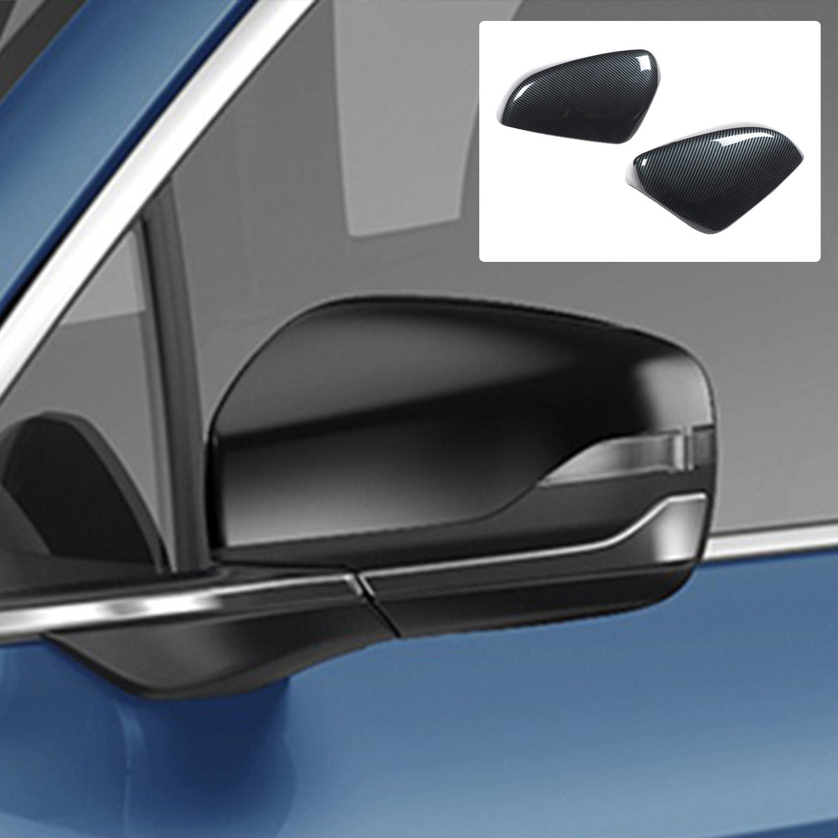 Carbon Fiber ABS Rearview Mirror Cover Trim For Subaru Outback 2026+ 18
