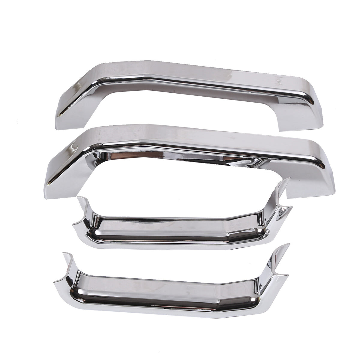 Silver Chrome Exterior Door Handle Mirror Hood Vent Trim Kit For Hummer H2 03-09 36