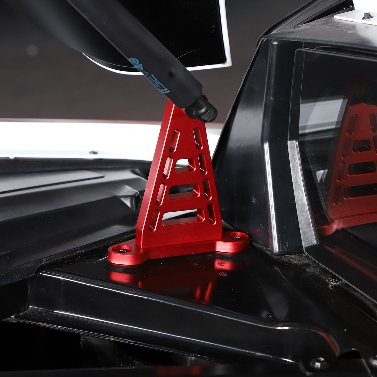 Replacement Red RaceLite Rear Hatch Support Brackets For Corvette C8 2020-26 US 4