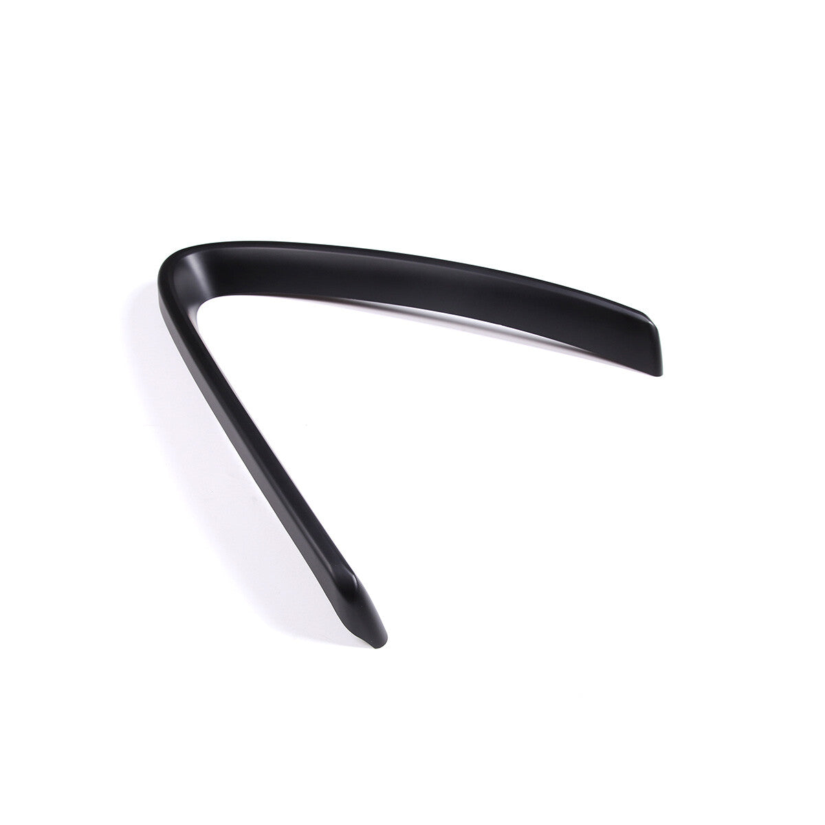 Matte Black Front Grille V Shape Cover+Logo Ring Trim for Alfa Romeo Giulia 17+ 9