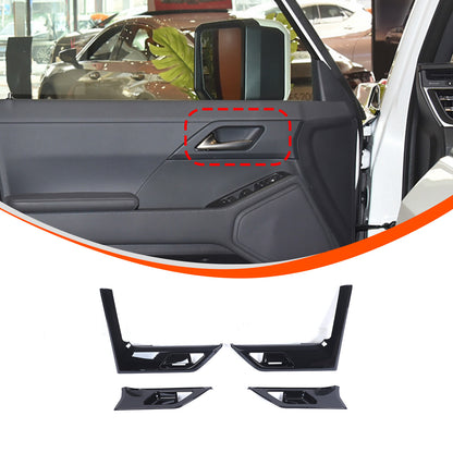 Glossy Black Interior Door Bowl Panel Trim Cover For Lexus GX550 2025+ 2