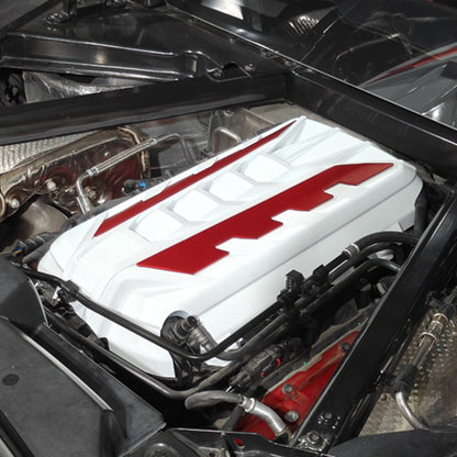 Engine Bay Panel Cover Trim in Edge Blue/Red/Black For Corvette Coupe C8 2020-26 - Styles 1-5 106