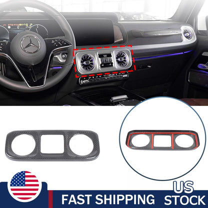 Real Carbon Fiber Center Console Air Vent Trim For Benz G Class W465 G500 25+ US 1