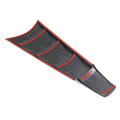 Carbon Fiber ABS Rear Split Window Applique Louver Trim For Corvette C8 Z51 20+ 17