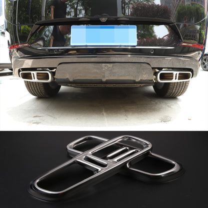 ABS Rear Exhaust Muffler Tail Pipe Cover Trim For Range Rover Sport 2023+ US 23