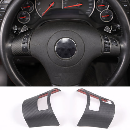 Matte Dry Real Carbon Fiber Center Console Trim Cover For Corvette C6 2005-13 63
