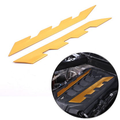 Aluminum Alloy Exterior Hood Engine License Plate Trim For Corvette C8 2020+ US - Variants 11-15 6