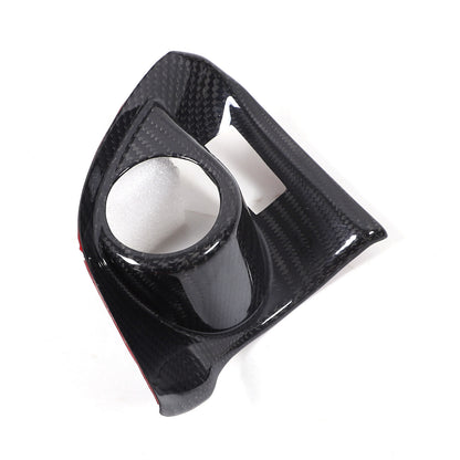 Real Carbon fiber Engine Start Stop Button Cover Trim For Subaru WRX VB 2022-24 5