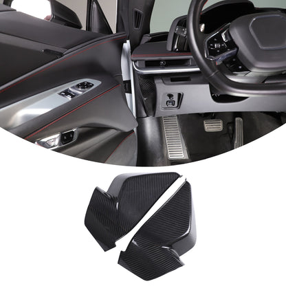 Real Carbon Fiber Interior Door Pillar Trim Cover For Corvette C8 2020+ 10