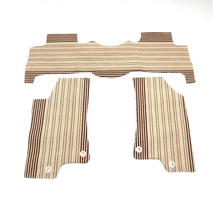 Red Car Floor Mats Cargo Carpets Foot Pads For Hummer H3 2005-2009 20