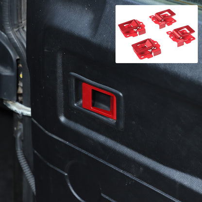 Replacement Red Steel Interior Door Handle For LR Defender L316 2004-2018 8