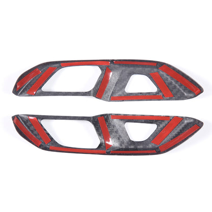 Real Carbon Fiber Interior Trim Cover For C8 Corvette Stingray Z51 Z06 Z07 20-25 9