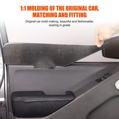 Carbon Fiber Door Armrest Side Panel Trim Sticker For Nissan Frontier 2005-2021 22