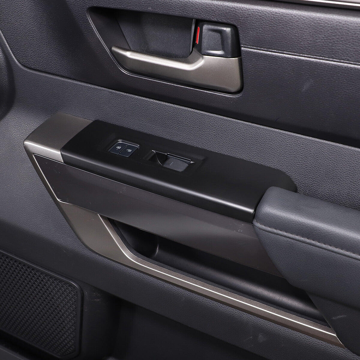 Matte Black ABS Interior Decoration Cover Trim Kit For Toyota Tundra 2022-26 US - Variants 26-29 41
