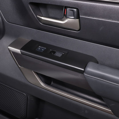 Matte Black ABS Interior Decoration Cover Trim Kit For Toyota Tundra 2022-26 US - Variants 26-29 41