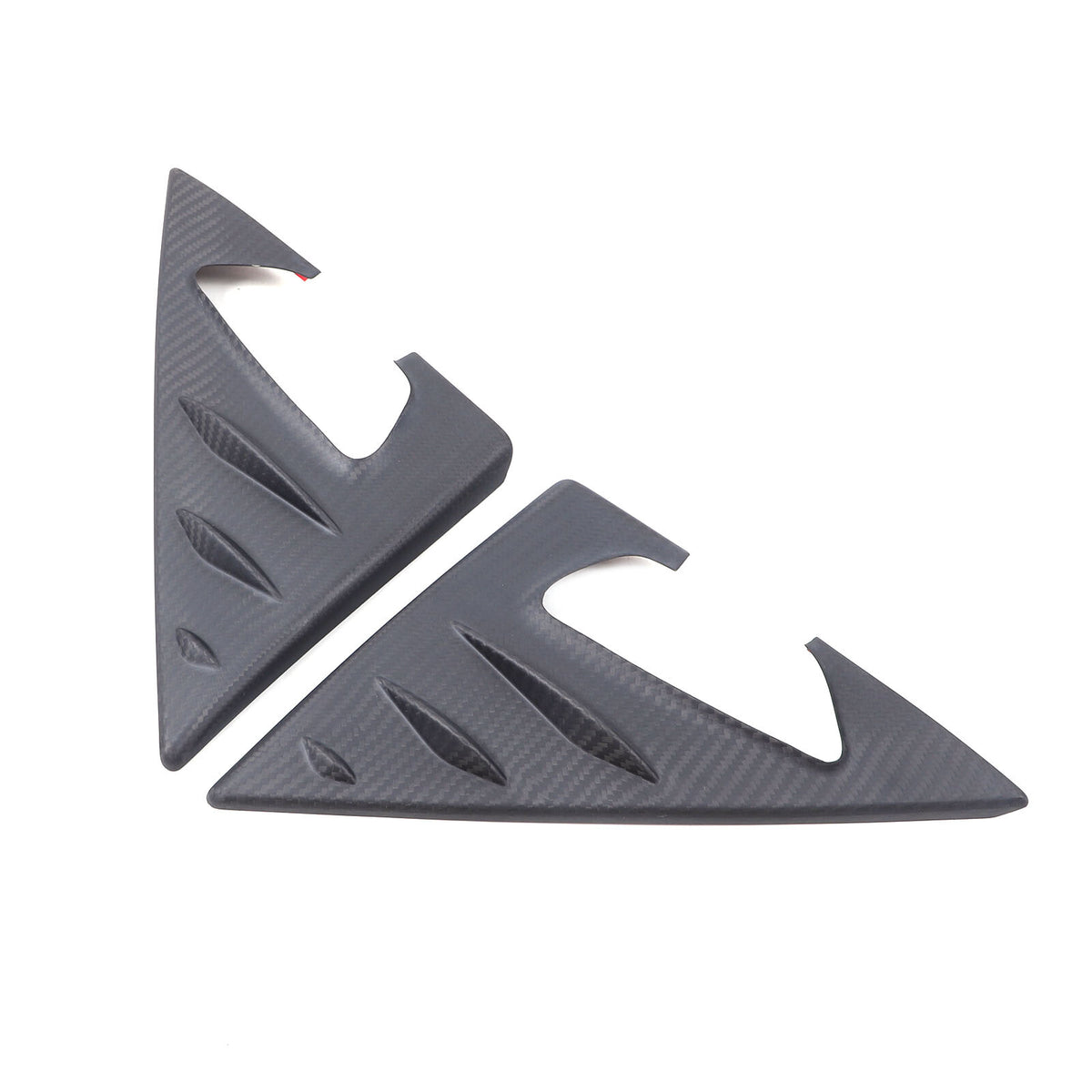 Matte Real Carbon fiber Window A Pillar Triangle Cover Trim for Lotus EMIRA 21+ 4