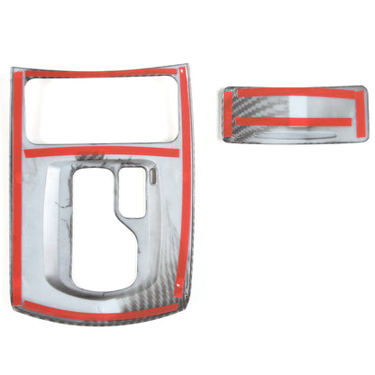 ABS Carbon Fiber Center Interior Trim Cover Set For Infiniti G25 G37 2009-2013 6