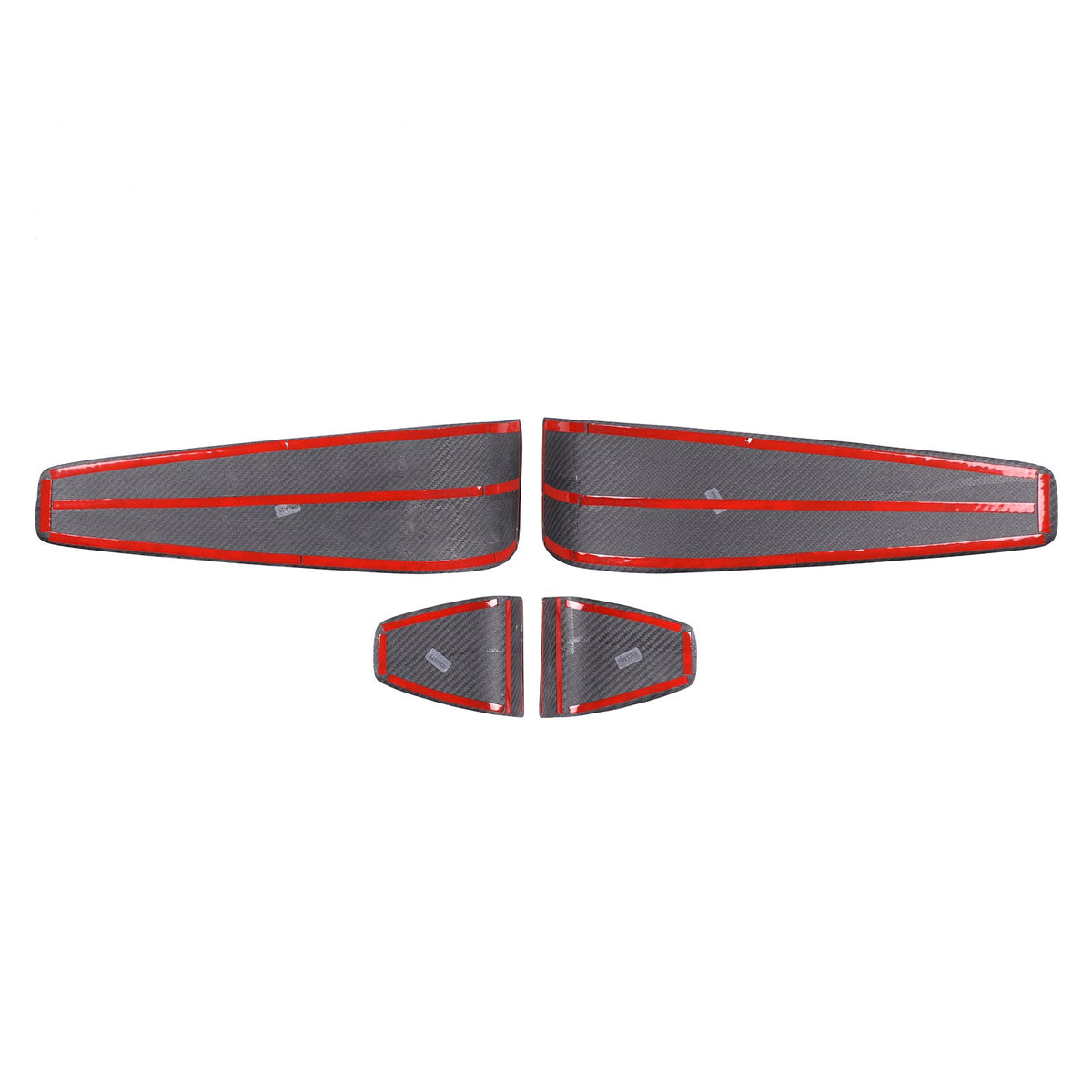 Real Carbon Fiber Seat Back Cover Trim For Porsche Panamera 972 2024+ 3