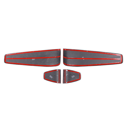 Real Carbon Fiber Seat Back Cover Trim For Porsche Panamera 972 2024+ 3