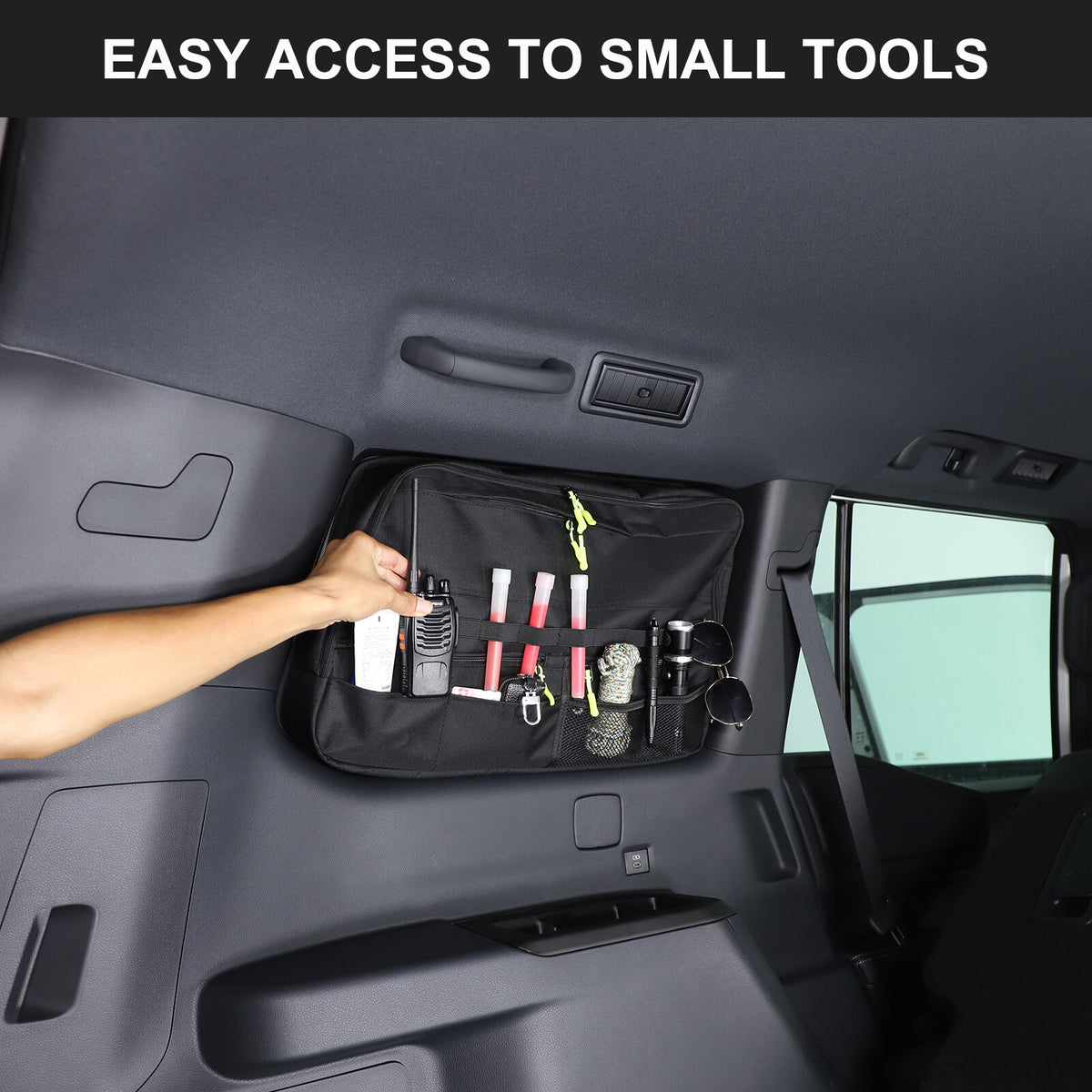 Rear Window Left Side Storage Bag Packet For Toyota Land Cruiser LC250 24+ 9
